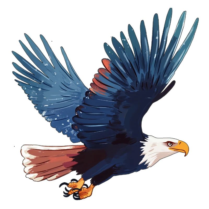 White-tailed eagle in flight