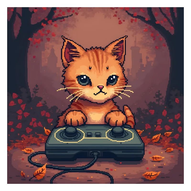 Cozy Pixel Cat Controller