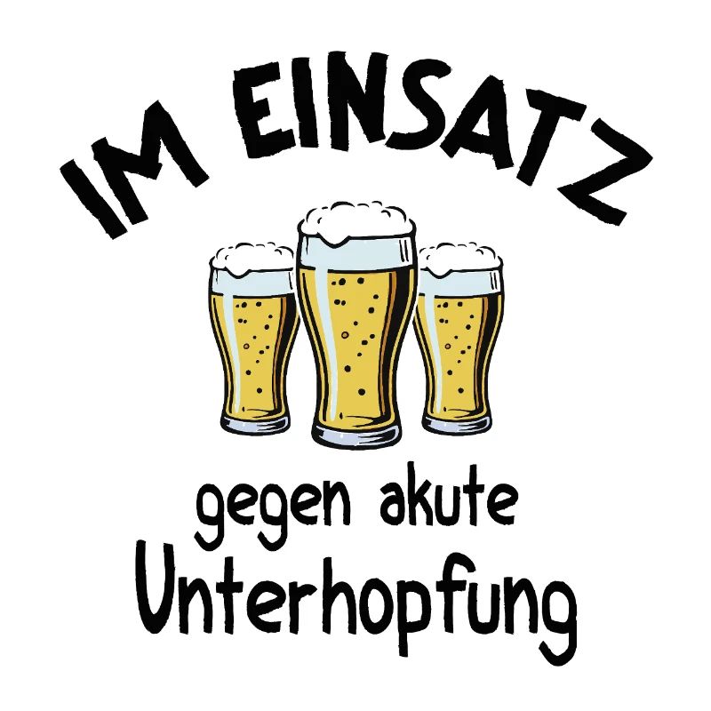 Beer slogan In action against acute underhopping