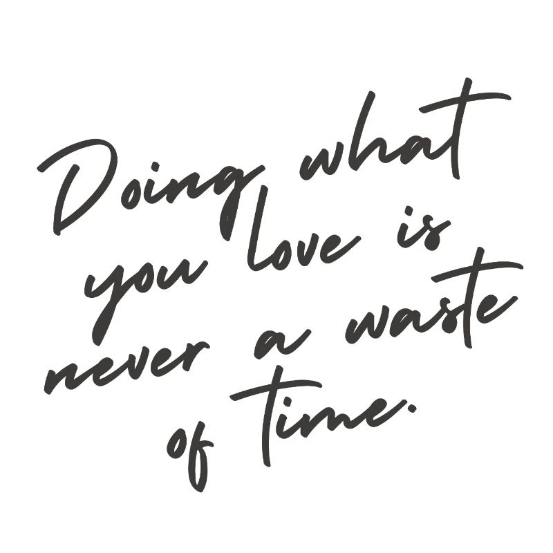 Faites ce que vous aimez – Citation de lettrage à la main