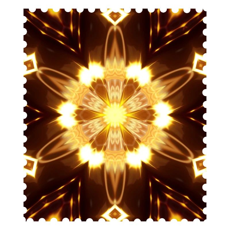 Fiery Mandala Light Play