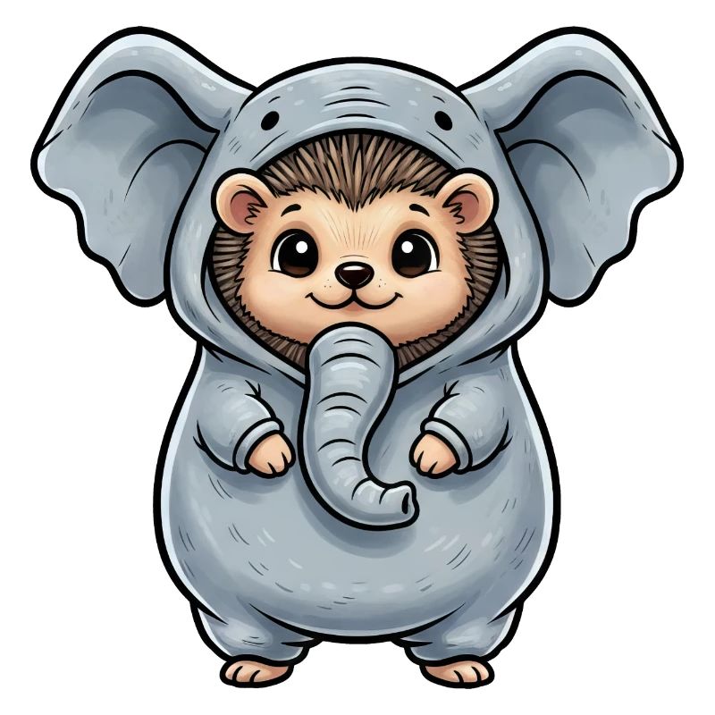 Déguisement de hérisson Carnaval d’éléphant Déguisement de carnaval