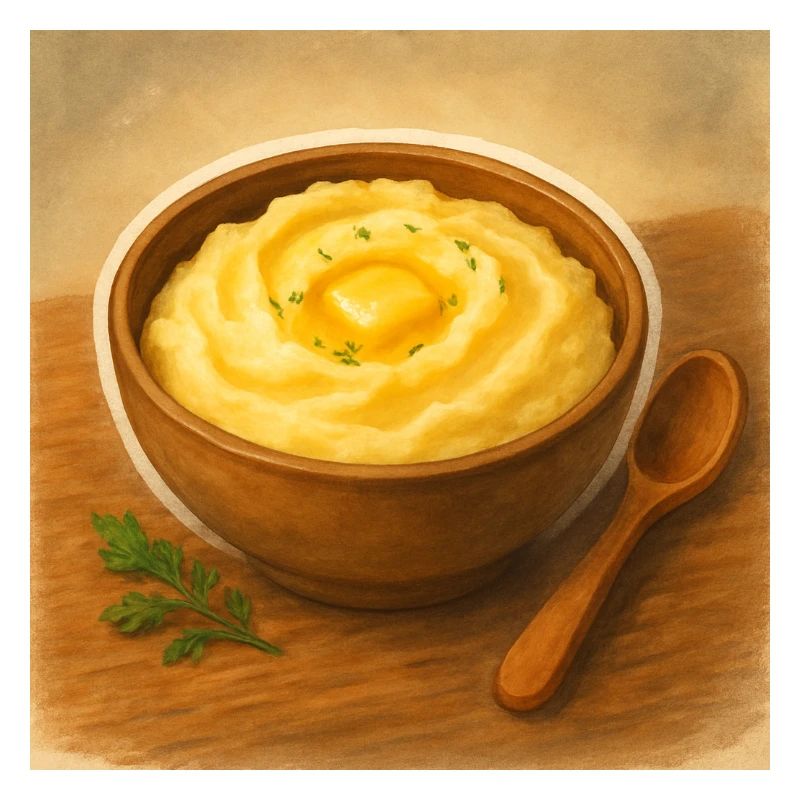 Mashed potatoes in a pot