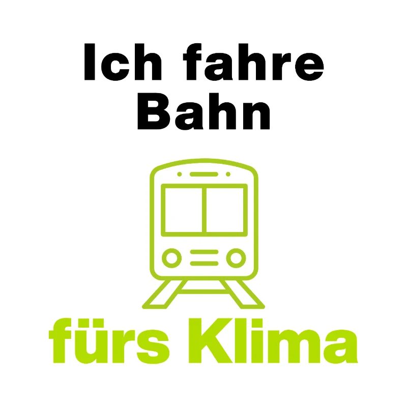 I take the train for the climate – your statement