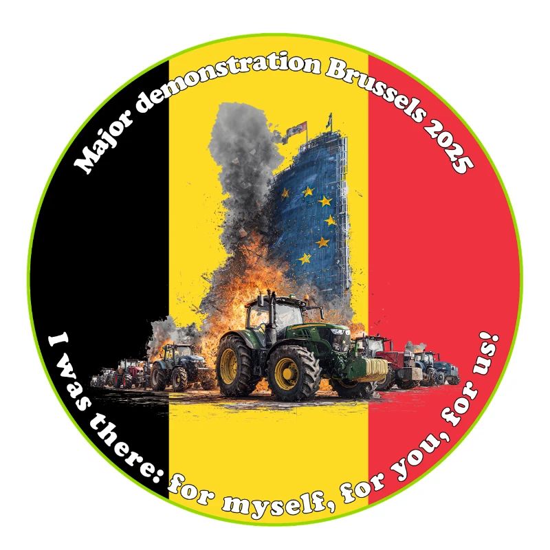 Bauernproteste in Brüssel 2025