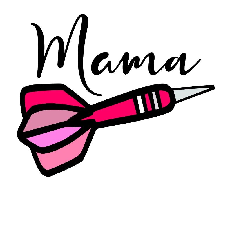 Maman joueuse de fléchettes
