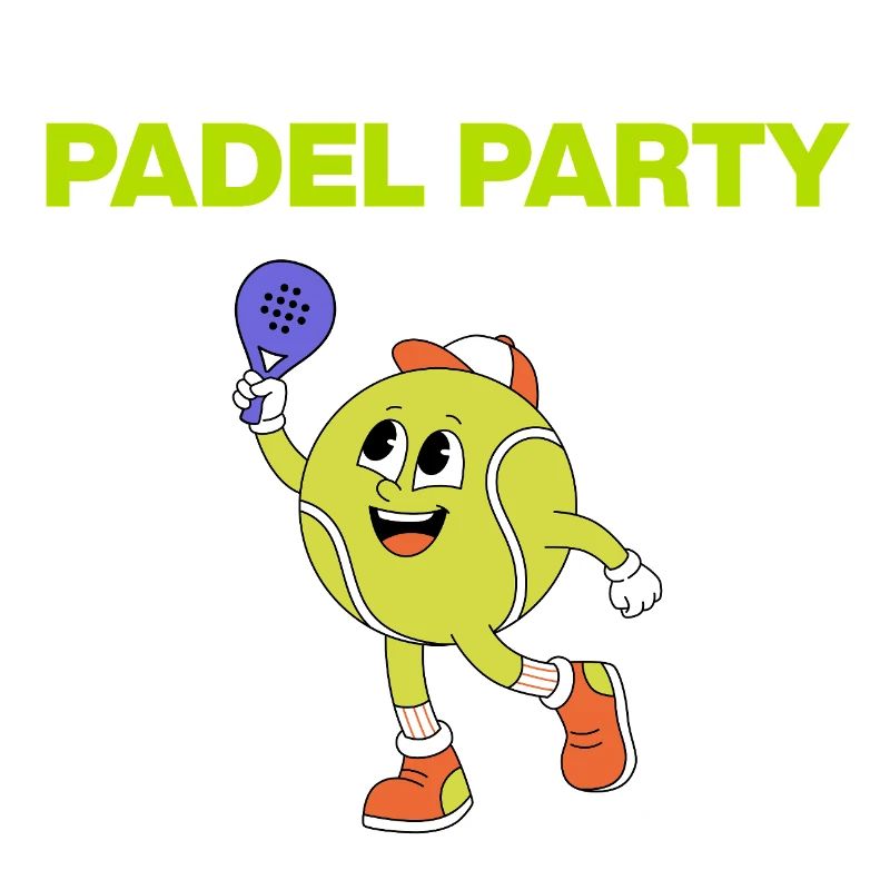 Padel party, ball dances! Smash it