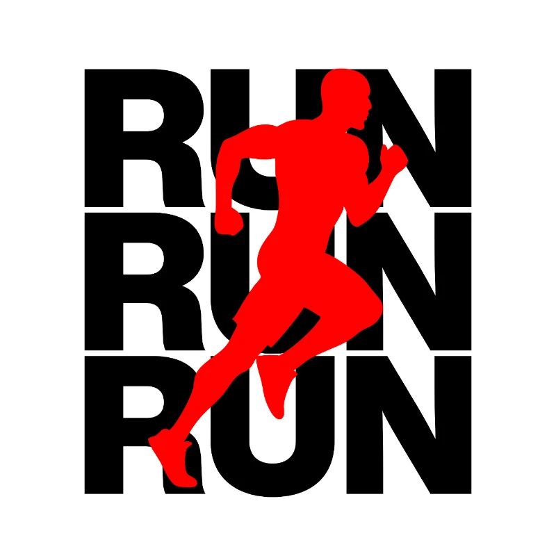 JOGGING MAN, RUN POWER! PASSION FOR RUNNING, RUNNING