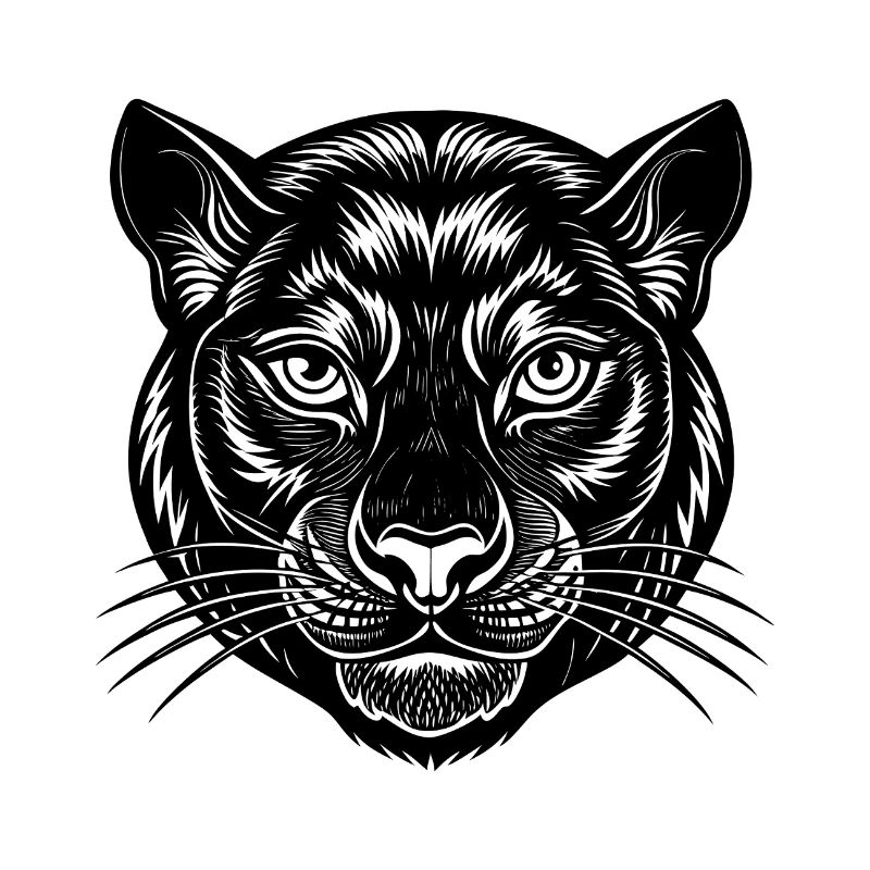 Visage de panthère