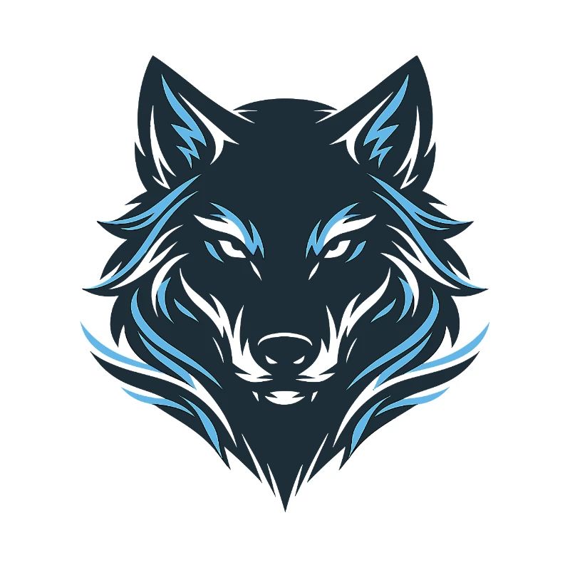 Blue Night Wolf Emblem