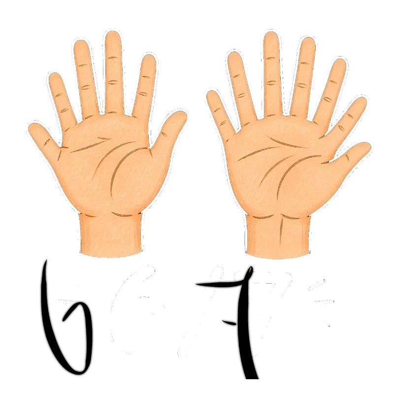 Double Open Hands Illustration