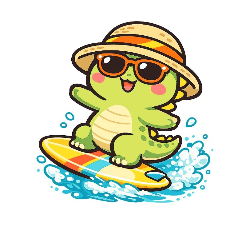 Sunny Surf Turtle