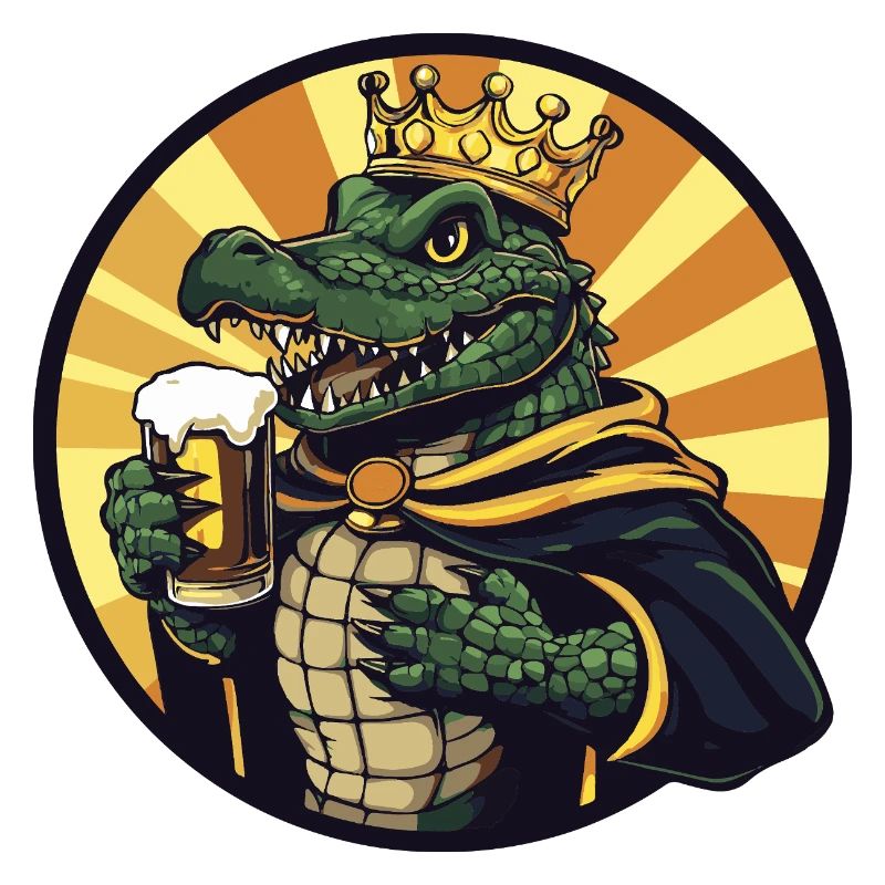 Alligator Beer Funny