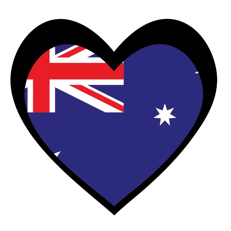 Black Aussie Heart – Bold Modern Australia