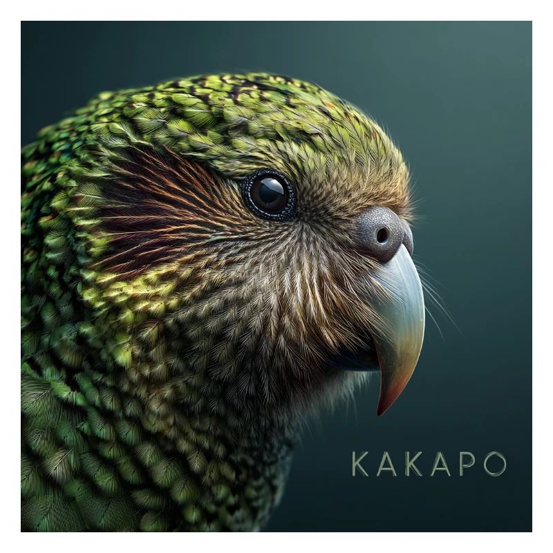 Kakapo – Perroquet vert rare