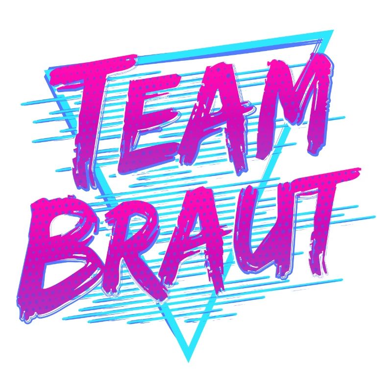 Team Braut (80s Style)