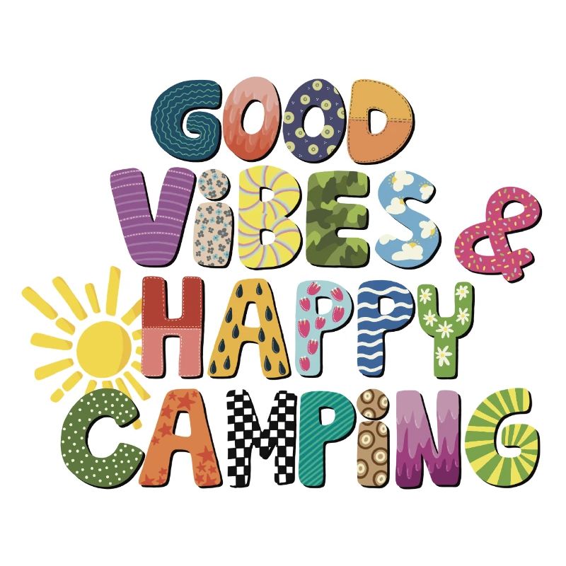 Camping heureux