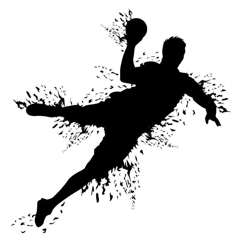 Handball Player Handball Explosion Throw Team Thrower