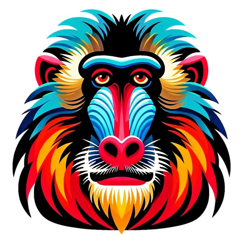 Mandrill-Affe