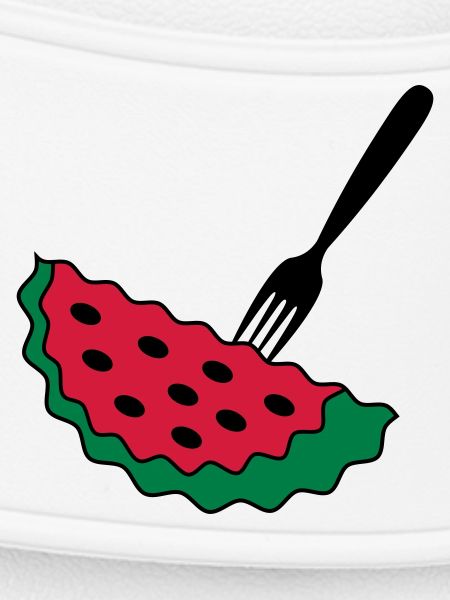 Melone mit Gabel