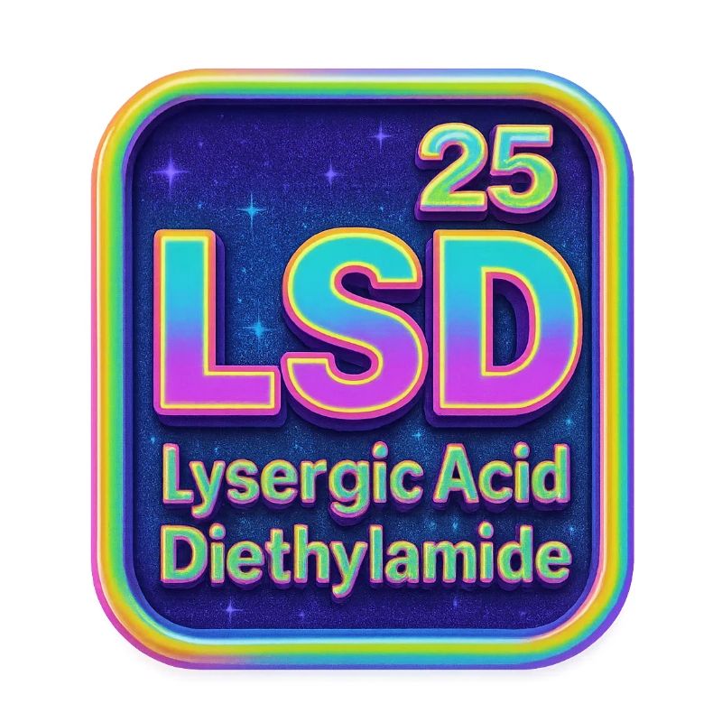 Néon Acide Psychédélique Rétro