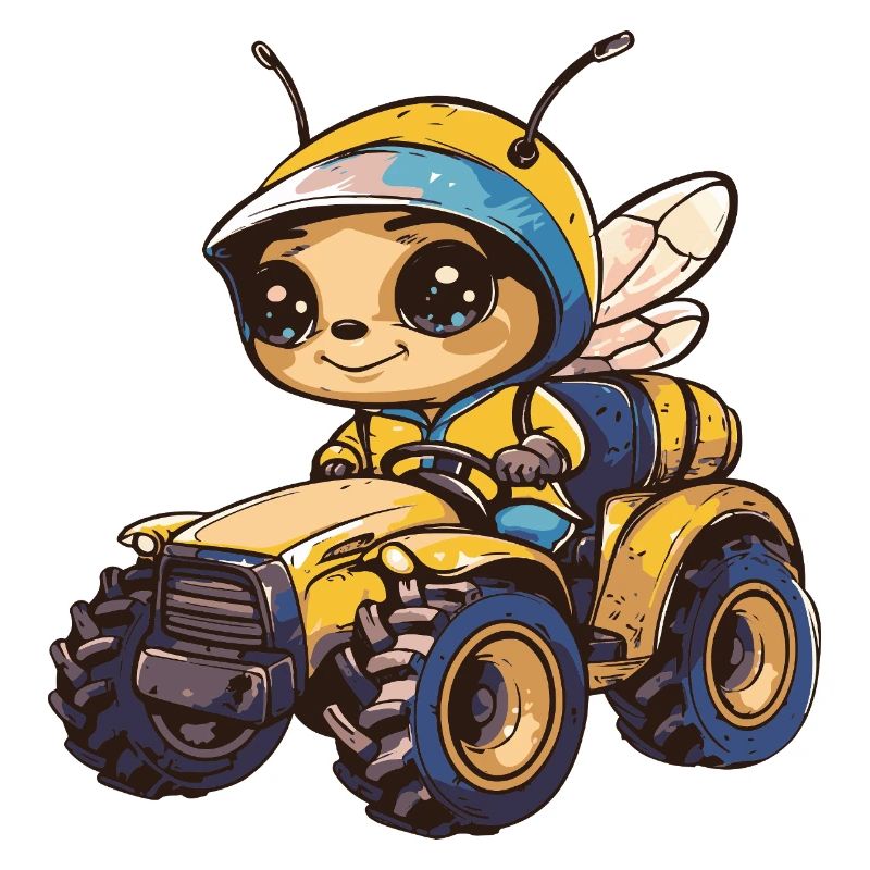 Bee Tractor Farmer