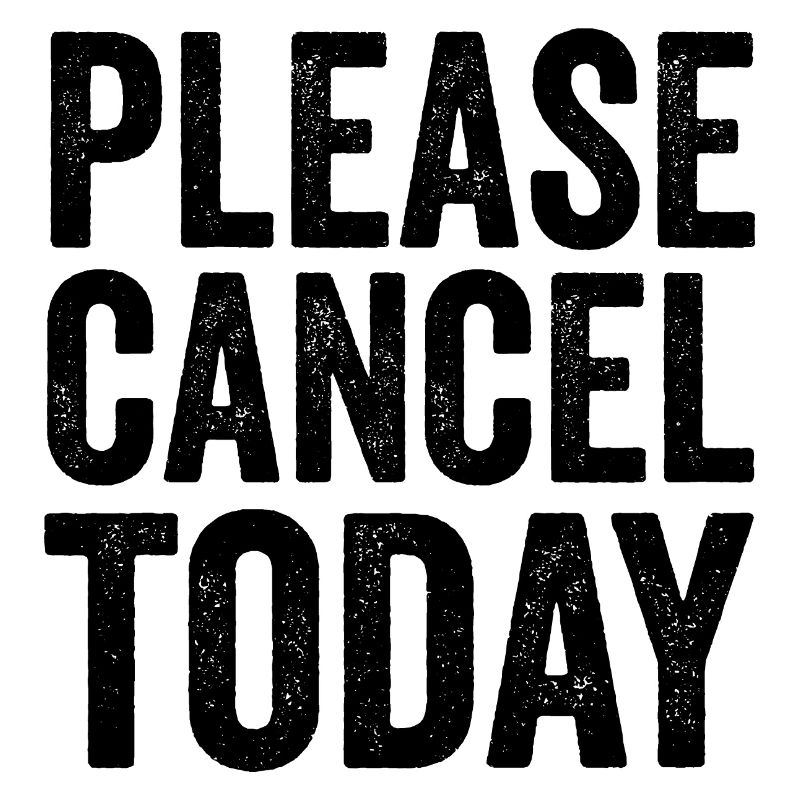Sarcasm – Please cancel today! Funny Men's Game