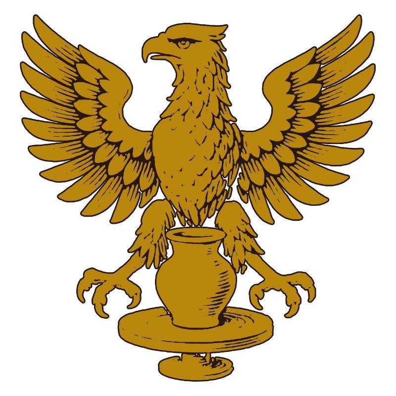 Golden Eagle Crest Emblem