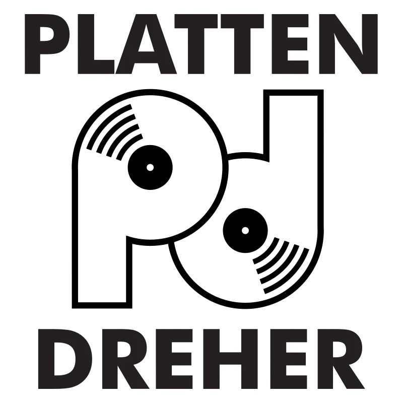 Logo tourneur de plaques avec lettres