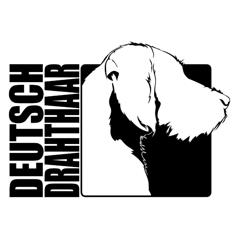 Deutsch Drahthaar Profil Hunde Jagdhund Wilsigns