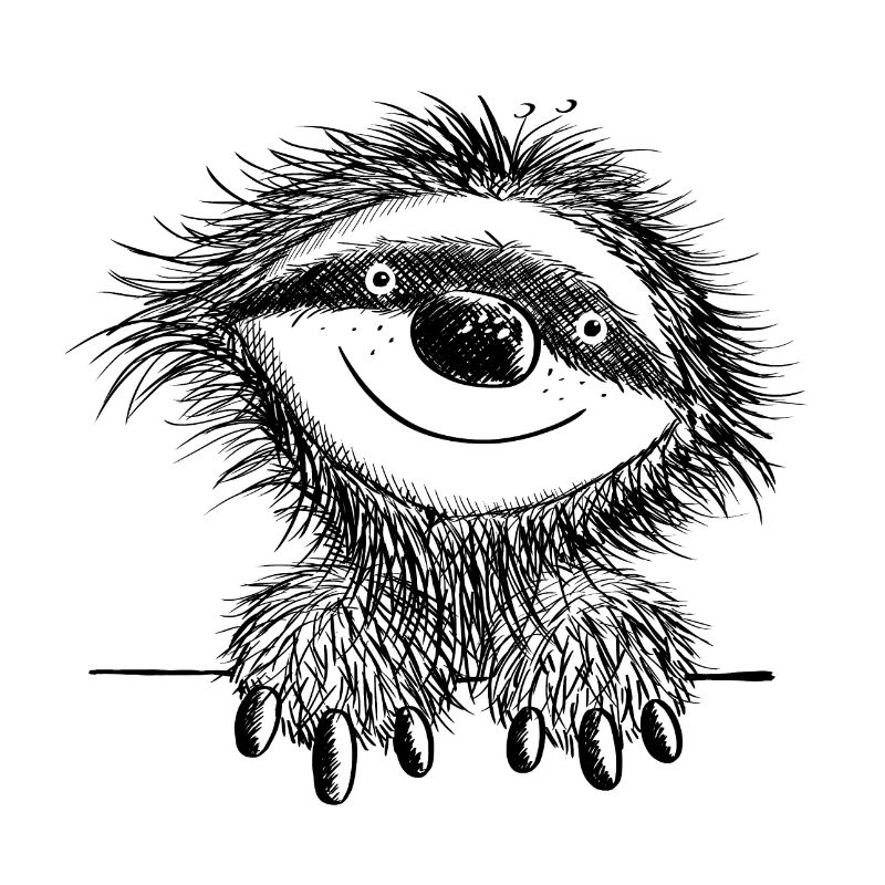 Funny Little Sloth - Sloths - Comic