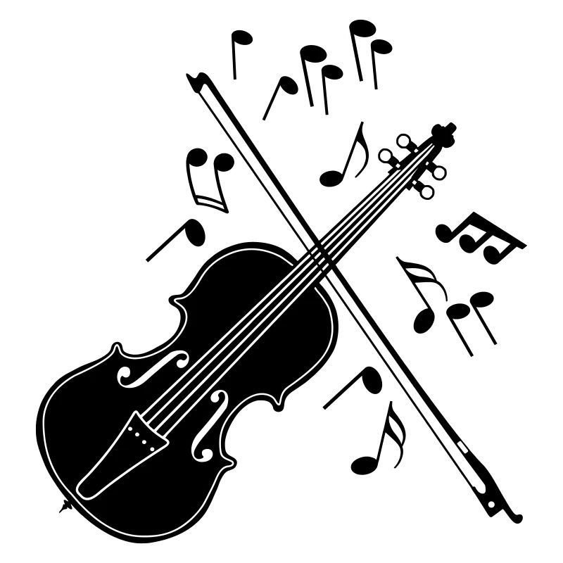 Violon avec notes