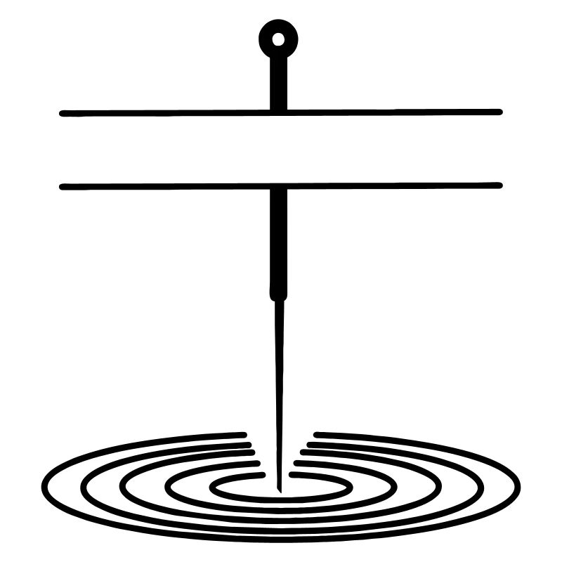 Bannière de nom de logo d’acupuncture