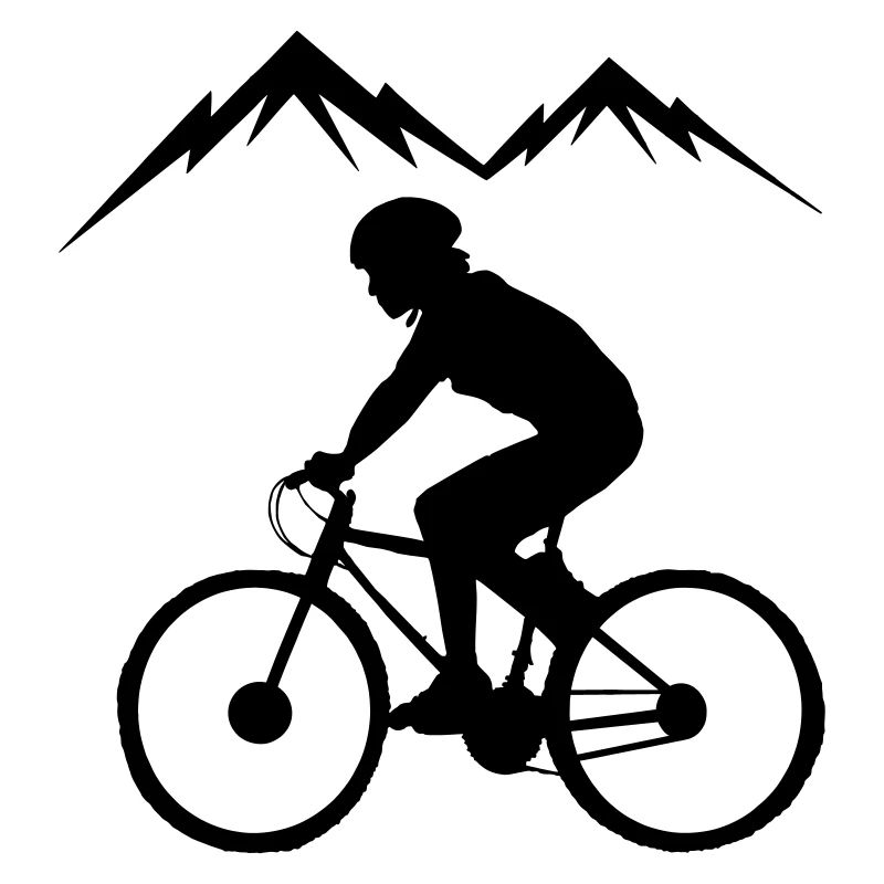 Biker mountains background