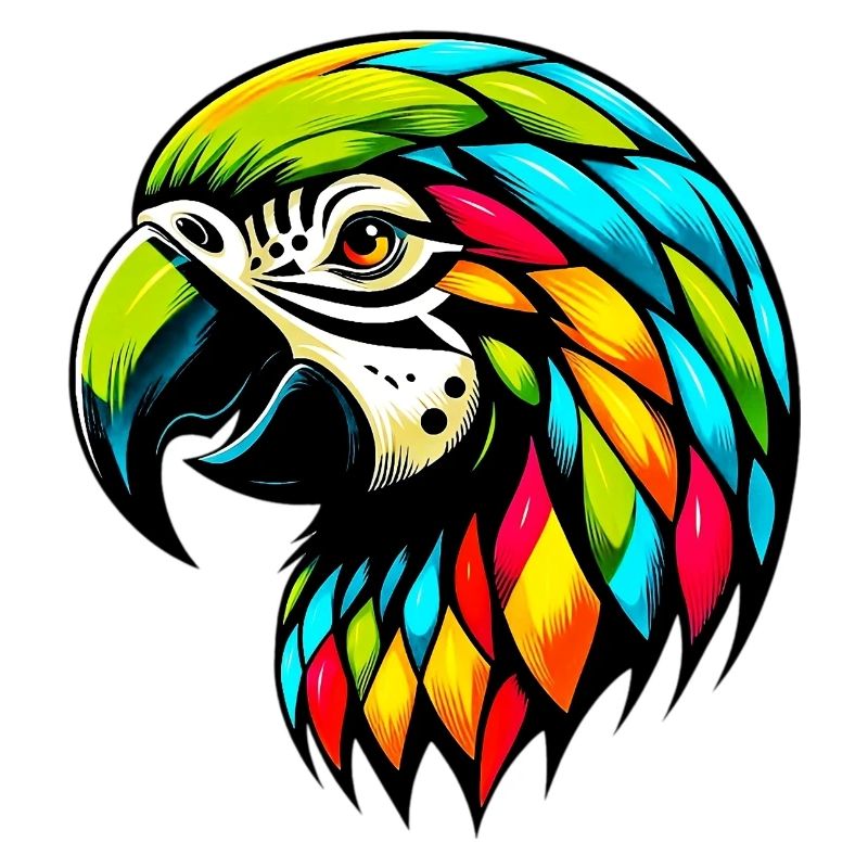 Harlequin parrot