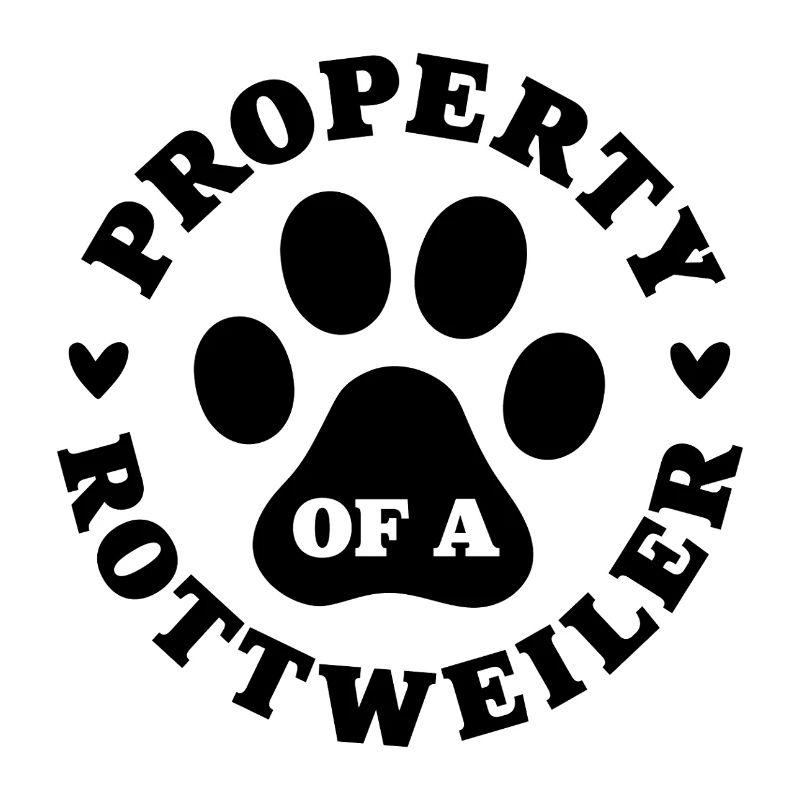 Eigentum eines Rottweilers