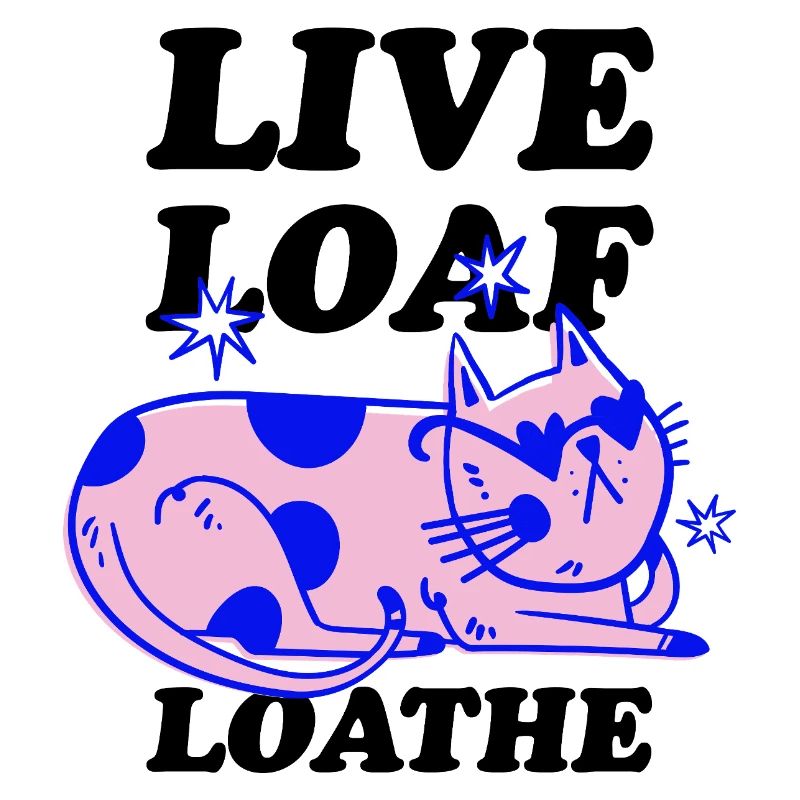 Chill Cat – Chat rétro décontracté