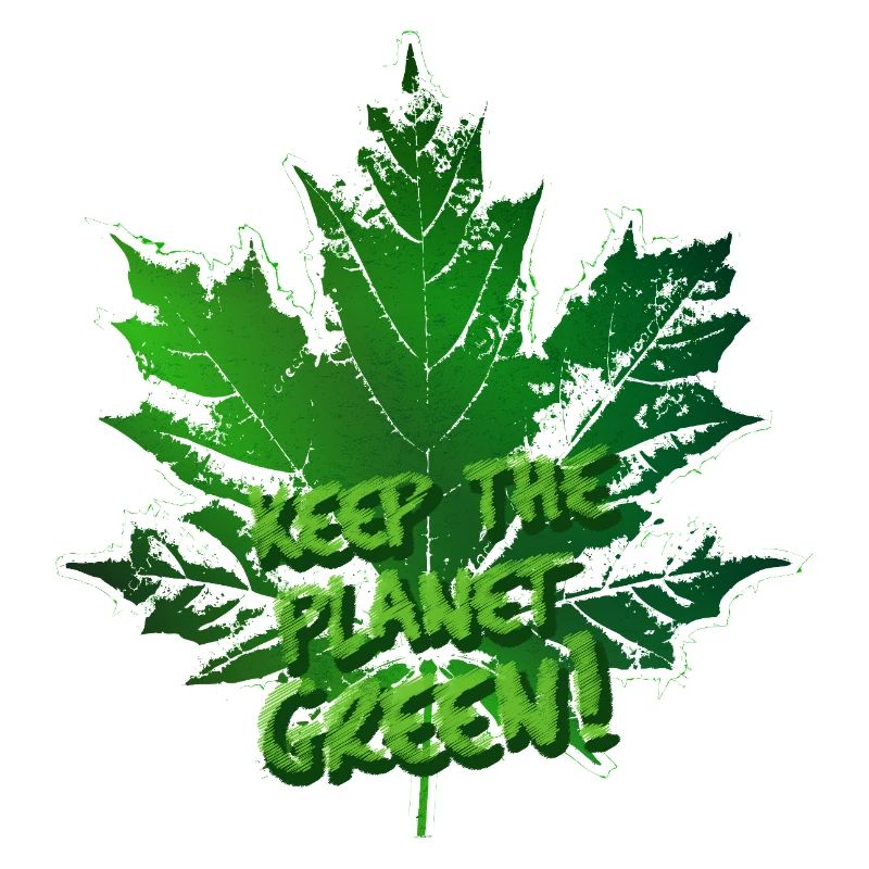 Feuille (Keep Green, lettrage)