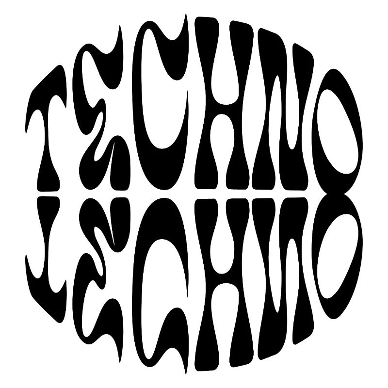 Conception de logo Techno liquid