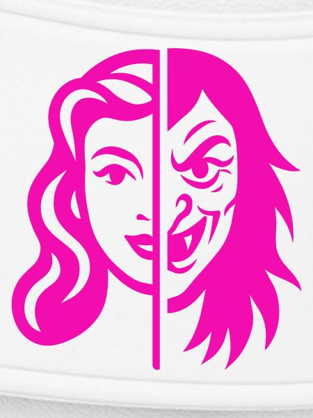 Split Face Contrast