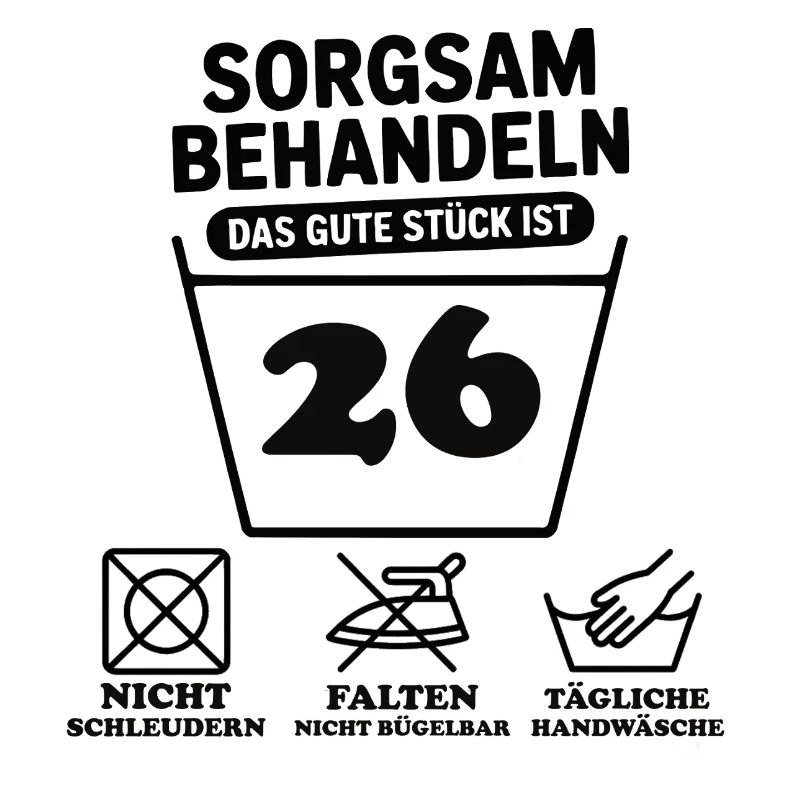 26 Geburtstag – Sorgsam Behandeln 