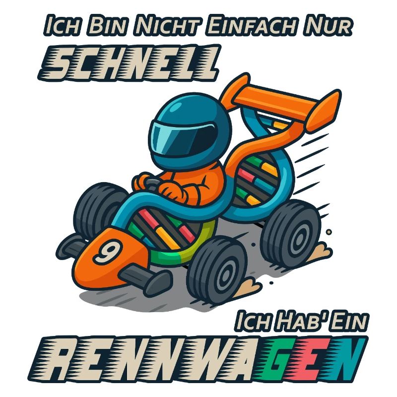 Voitures de course, jeux de mots drôles de course ADN