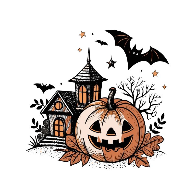 Pumpkin Jack Lantern Haunted Night