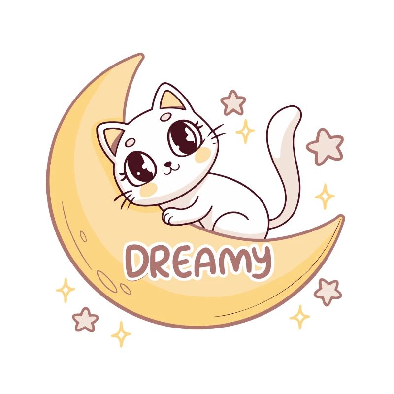 Dreamy Lunar Cat