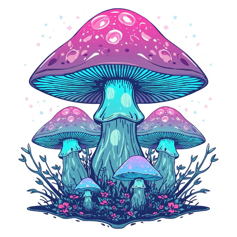 Ätherische Neonpilze