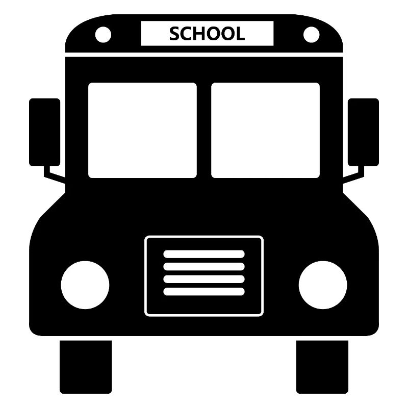 Devant du bus scolaire