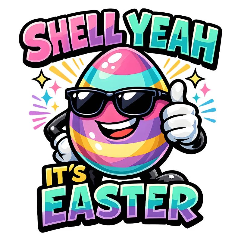 Shell yes It's Easter Easter Saying Hell yes