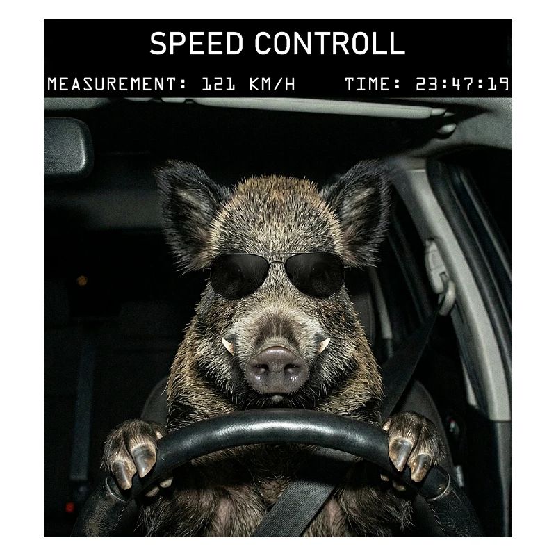 Wild boar speed control