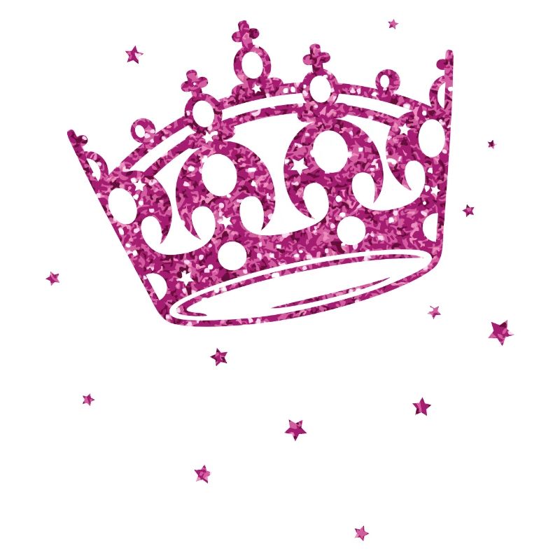 Princesses crown with glitter