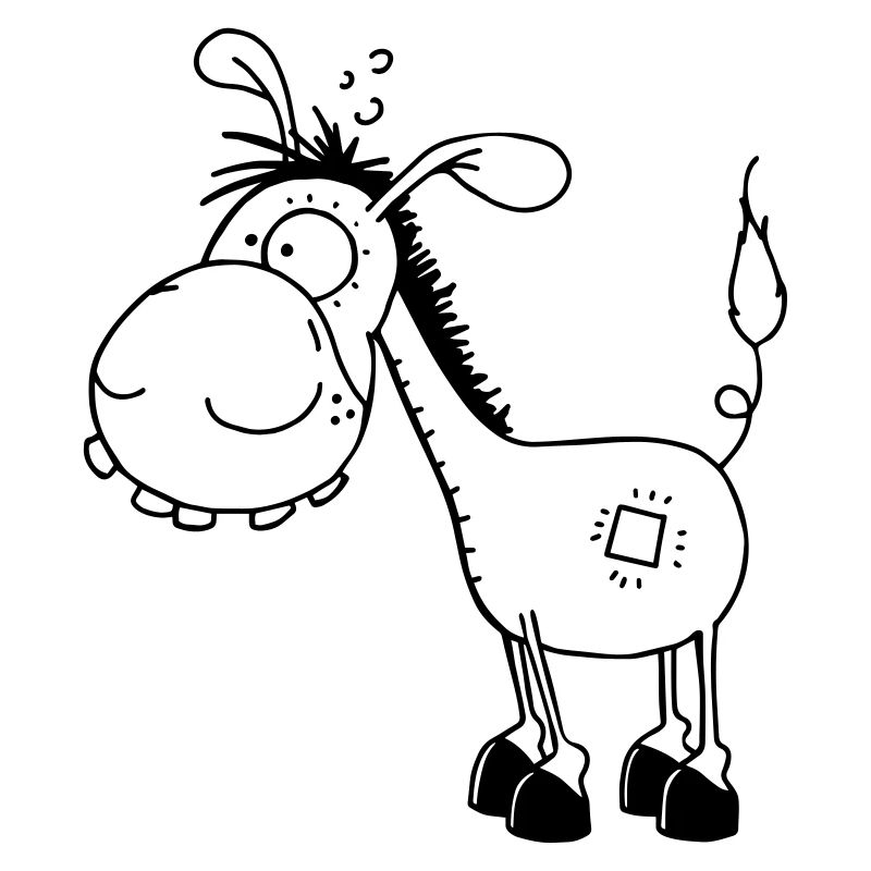 Esel - Langohresel - Eselchen